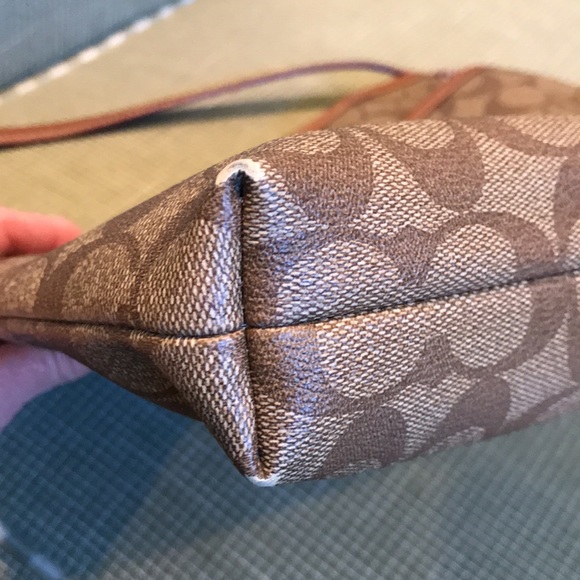 Coach Signature Zip-Top Messenger Bag - Picture 5 of 7